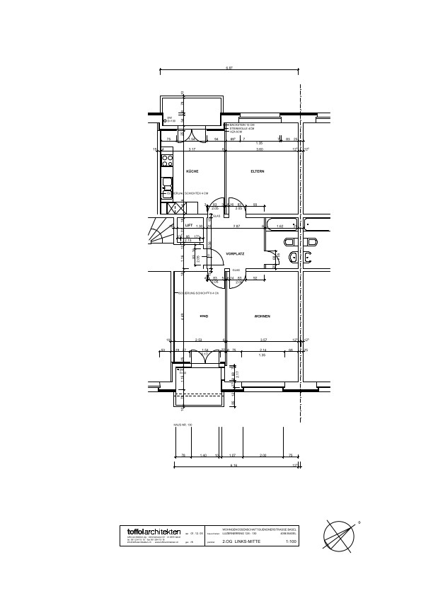 Grundriss 3.0 Zimmer